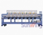Cylinder type multi head embroidery machine